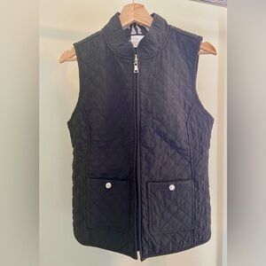 EP Pro Black Quilted Golf Vest (S)